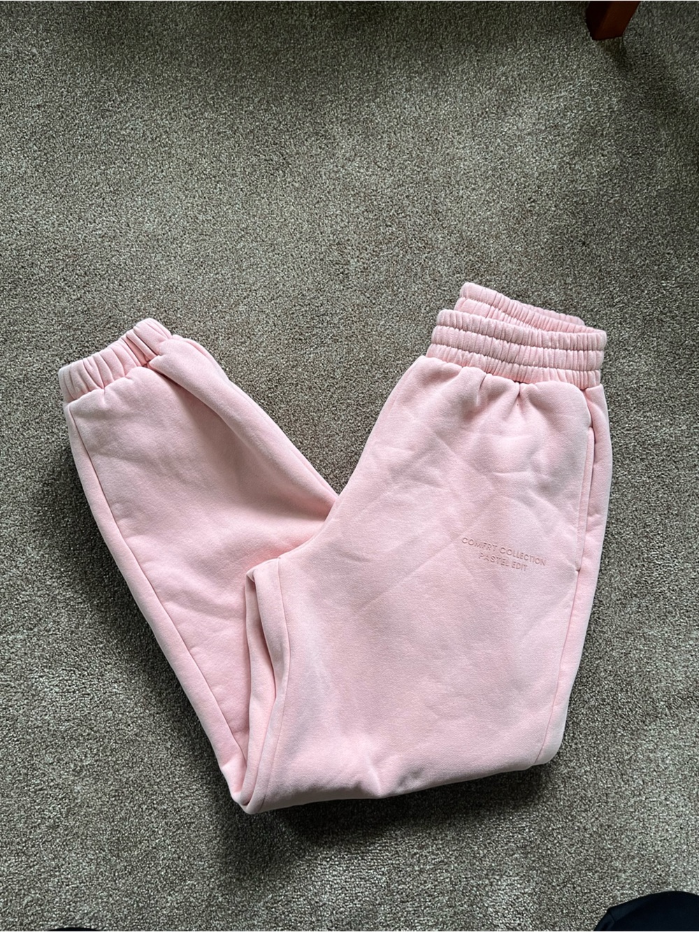 Comfort Collection Women's Pink Track Joggers